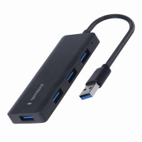 USB-хаб Gembird 4 ports Black (UHB-U3P4-03)