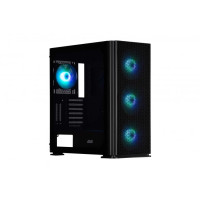 Корпус 2E GAMING Vertex GI01B без БЖ 2xUSB3.0, 1xUSBType-C, 3x140мм ARGB, 1x120мм ARGB, VGA 380мм, LCS ready, контролер з пульто