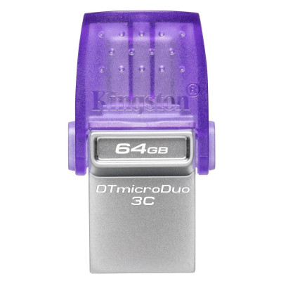 Флеш-накопитель USB3.2 64GB Type-C Kingston DataTraveler microDuo 3C (DTDUO3CG3/64GB)