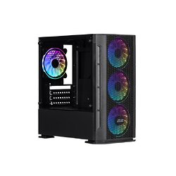 Корпус 2E GAMING Calleo GB700 без БЖ 2xUSB3.0, 1xUSB2.0, 4x120мм ARGB, VGA 320мм, LCS ready, контролер з пультом, TG Side Window