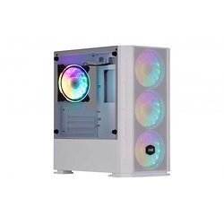 Корпус 2E GAMING Calleo GB700W без БЖ, 2xUSB3.0, 1xUSB2.0, 4x120мм ARGB, VGA 320мм, LCS ready, контролер з пультом, TG Side Wind
