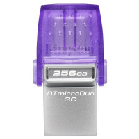 Флеш-накопичувач USB3.2 256GB Type-C Kingston DataTraveler microDuo 3C (DTDUO3CG3/256GB)