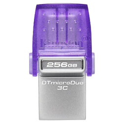 Флеш-накопичувач USB3.2 256GB Type-C Kingston DataTraveler microDuo 3C (DTDUO3CG3/256GB)