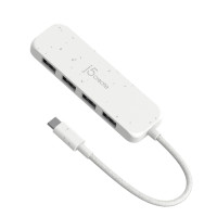 USB-хаб J5create 4 USB-A White (JCH341EW-N)