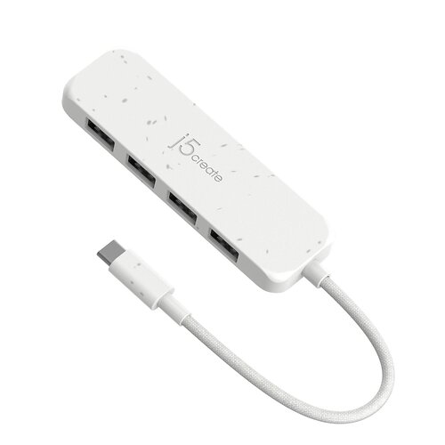 USB-хаб J5create 4 USB-A White (JCH341EW-N)