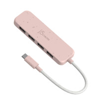 USB-хаб J5create 4 USB-A Red (JCH341ER-N) USB-хаб J5create 4 USB-A Red (JCH341ER-N)