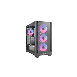 Корпус 2E GAMING Dominator Pro G2302B, без БЖ 2xUSB3.0, 1xUSBType-C, 4x120мм ARGB, VGA 380мм, LCS ready, контролер з пультом, TG