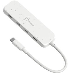 USB-хаб J5create 4 USB-C White (JCH345EW-N)