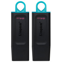 Флеш-накопитель USB3.2 64GB Kingston DataTraveler Exodia Black/Blue 2 Pieces (DTX/64GB-2P)