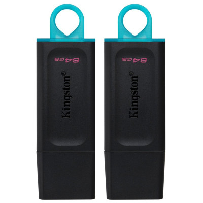 Флеш-накопитель USB3.2 64GB Kingston DataTraveler Exodia Black/Blue 2 Pieces (DTX/64GB-2P)
