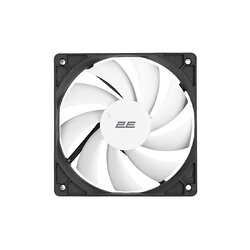 Корпусний вентилятор 2E F120-SN, 120мм, 500-1500rpm, 4pin 24dBa, чорний
