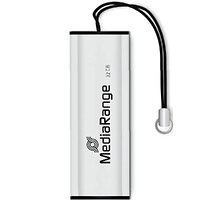 Флеш-накопитель USB3.0 32GB MediaRange Black/Silver (MR916)