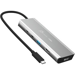 USB-хаб J5create USB-C 5-в-1 Grey (JCD401-N)