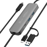 USB-хаб J5create Wormhole Switch Grey (JCH462-N)