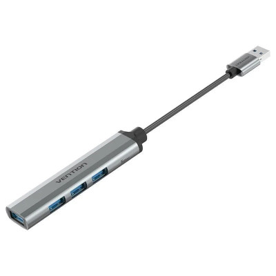 USB-хаб Vention CKPHB 4 порта Серый