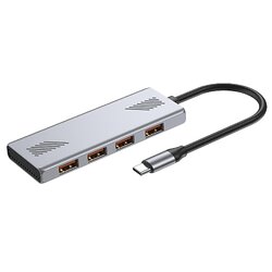 USB-хаб Gembird USB Type-C 4-в-1 (UHB-CM-U310-A4-01)