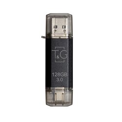Флеш-накопитель USB 3.0 128GB Type-C T&G 009 Star Series Black (TG009TC-128GBK3)