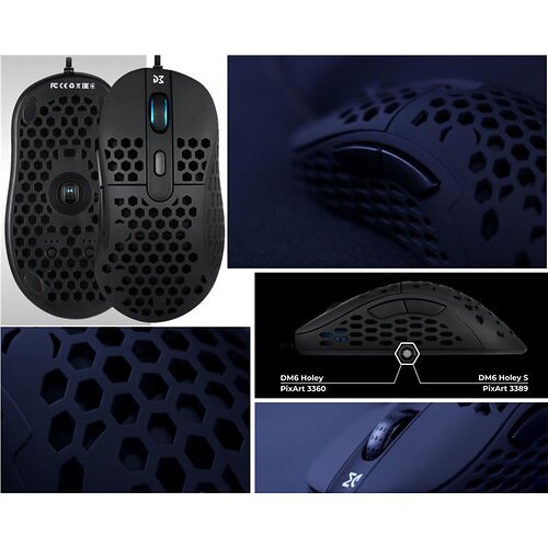 Миша ігрова Dream Machines DM6 HOLEY USB Black