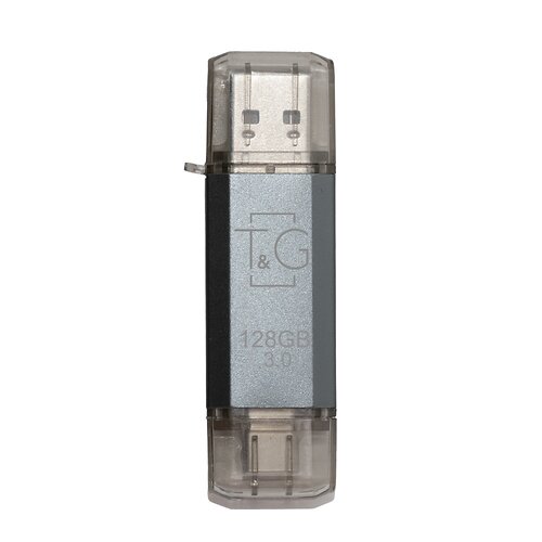 Флеш-накопитель USB 3.0 128GB Type-C T&G 009 Star Series Silver (TG009TC-128GSL3)