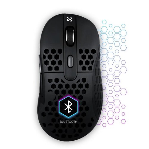 Миша ігрова Dream Machines DM6 HOLEY Trio Wireless Black