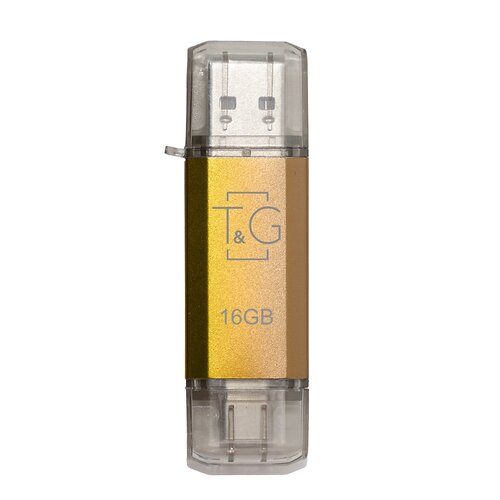 Флеш-накопитель USB 16GB Type-C T&G 009 Star Series Gold (TG009TC-16GGD)