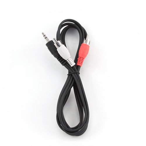 Аудио-кабель Cablexpert 3.5 мм - 2xRCA (M/M), 1.5 м, Black (CCA-458)