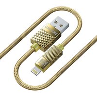 Кабель Luxe Cube Premium USB - Lightning (M/M), 1 м, золотистий (8886668686150)