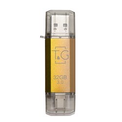 Флеш-накопитель USB 3.0 32GB Type-C T&G 009 Star Series Gold (TG009TC-32GGD3)