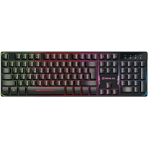 Клавиатура REAL-EL Gaming 8700 Black