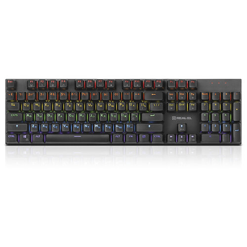 Клавиатура REAL-EL M 13 Grey USB