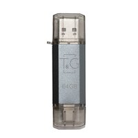 Флеш-накопичувач USB 64GB Type-C T&G 009 Star Series Silver (TG009TC-64GSL)