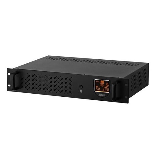 Джерело безперебійного живлення 2E RE850, 850VA/480W, RM 2U, LCD, USB, 2xSchuko