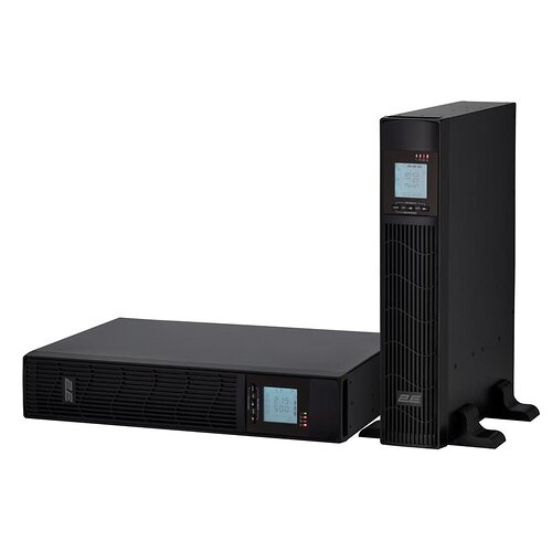 Джерело безперебійного живлення 2E PS1000RT, 1000VA/800W, RT2U, LCD, USB, 2xSchuko+1xC13
