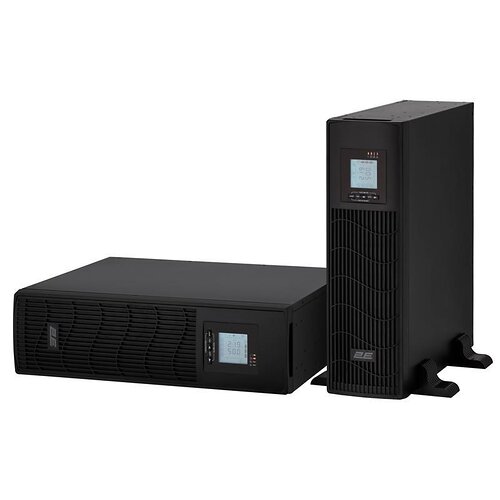Джерело безперебійного живлення 2E PS1500RT, 1500VA/1200W, RT3U, LCD, USB, 3xC13, 3xSchuko
