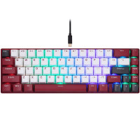 Клавіатура бездротова Motospeed BK67 Longhua Red Red (mtbk67rmr) Клавіатура бездротова Motospeed BK67 Longhua Red Red (mtbk67rmr)