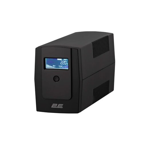 Джерело безперебійного живлення 2E DD650, 650VA/360W, LCD, RJ45, USB, 2xSchuko