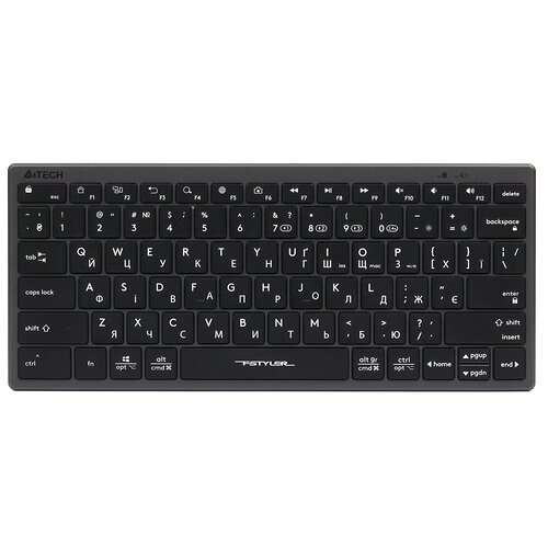 Беспроводная клавиатура A4Tech Fstyler FBX51C Grey