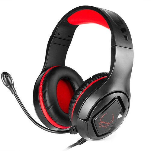 Наушники REAL-EL GDX-7590 Black/Red