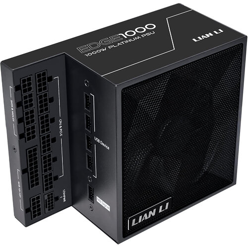 Блок питания Lian Li EDGE1000, 80 Plus Platinum, Black, EU Cord (G9P.EG1000.BE00.EU)