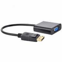 Адаптер Cablexpert DisplayPort - VGA (M/F), 0.15 м, Black (A-DPM-VGAF-02)