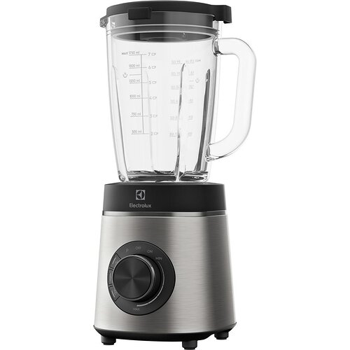 Блендер Electrolux стаціонарний 1400Вт, чаша-1750мл, скло, кришення льоду, приготування супу, імпульсний режим, метал