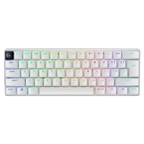 Клавiатура бездротова Logitech G PRO X 60 TKL GX Optical Tactile White (920-011930)