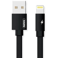 Кабель Remax RC-094i Kerolla USB - Lightning (M/M), 2 м, Black (6954851284680)