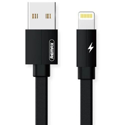 Кабель Remax RC-094i Kerolla USB - Lightning (M/M), 2 м, Black (6954851284680)