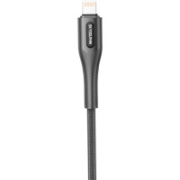 Кабель SkyDolphin S01L USB - Lightning (M/M), 1 м, Black (USB-000581)