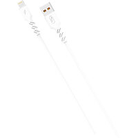 Кабель SkyDolphin S07L TPE High Elastic Line USB - Lightning (M/M), 1 м, White (USB-000593)