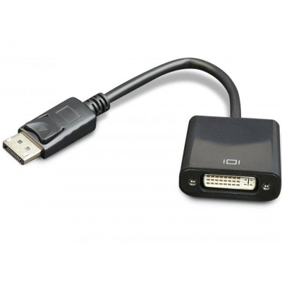 Адаптер Cablexpert DisplayPort - DVI (M/F), 0.1 м, Black (A-DPM-DVIF-002) Адаптер Cablexpert DisplayPort - DVI (M/F), 0.1 м, Black (A-DPM-DVIF-002)