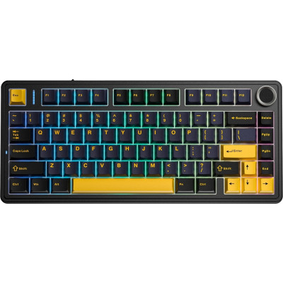 Беспроводная клавиатура Aula F75 Black (6948391208626)