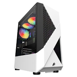Корпус 1stPlayer F3-A-4F1 White 600W