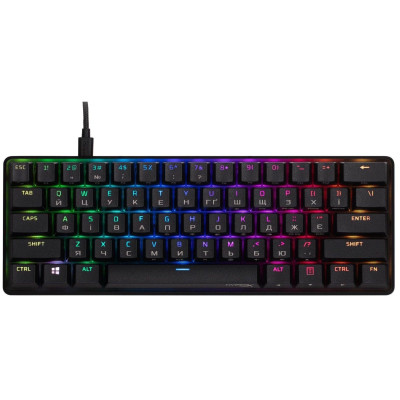 Клавиатура HyperX Alloy Origins 60 Red RGB Black (4P5N4AA) Клавиатура HyperX Alloy Origins 60 Red RGB Black (4P5N4AA)